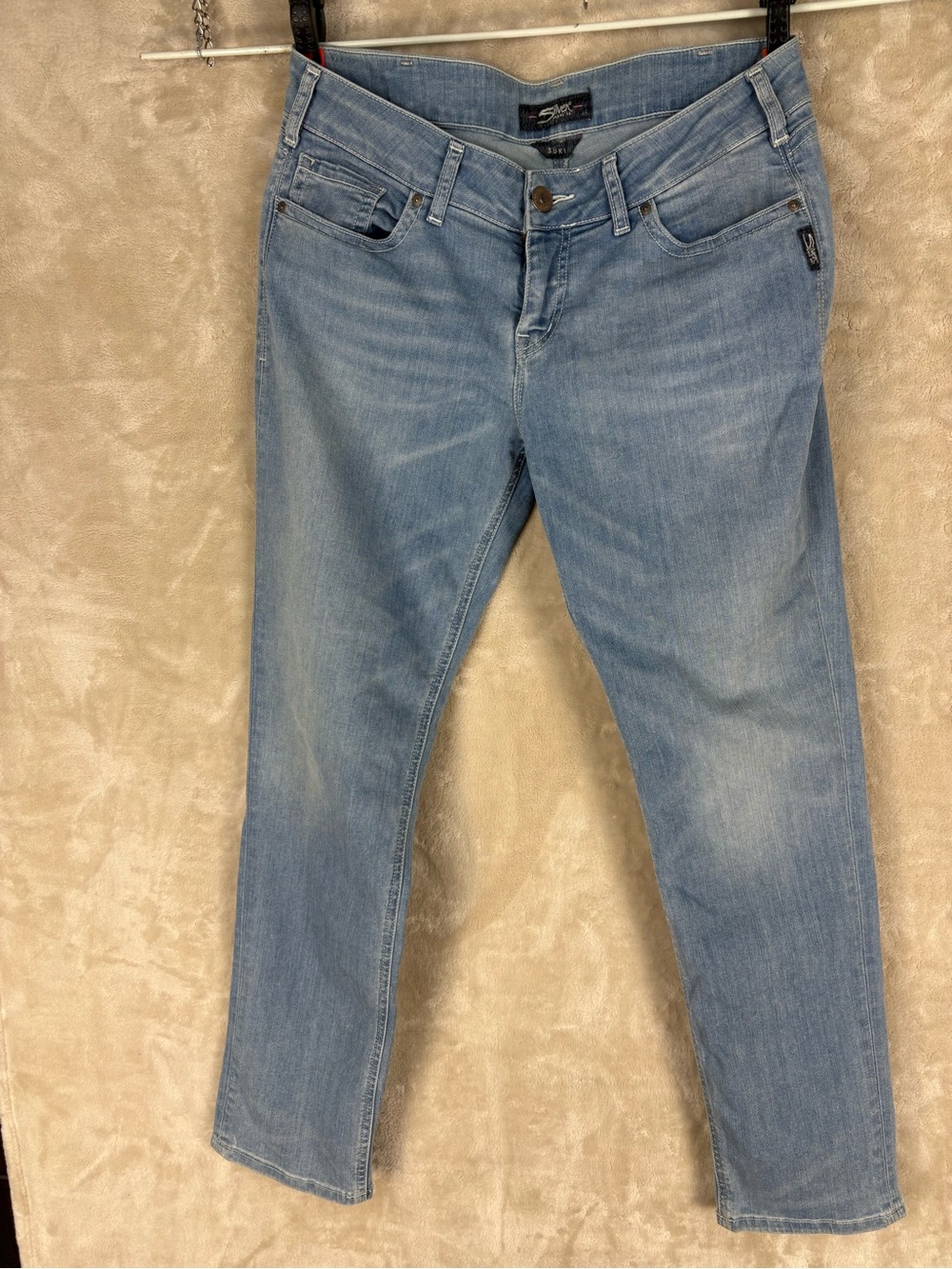 Silver Jeans Light Blue Cropped Slim Jeans